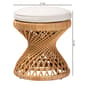 bali & pari Borneo Bohemian Rattan Foot Stool - image 6