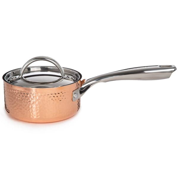 BergHOFF Vintage 10pc. Hammered Tri-Ply Copper Cookware Set