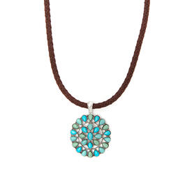 Chaps Turquoise Pendant Necklace