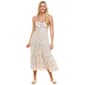 Juniors Self Esteem Ditsy Challis Laceup Midi Dress - image 2