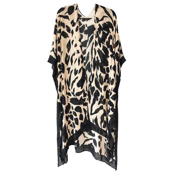 Womens Modena Lightweight Cheetah Kimono