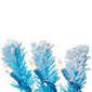 Northlight 9ft. Sky Blue Flocked Pine Christmas Garland - image 5