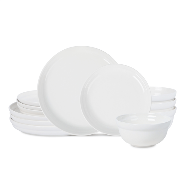Stone Lain Virtuo 12pc. Dinnerware Porcelain Set - image 