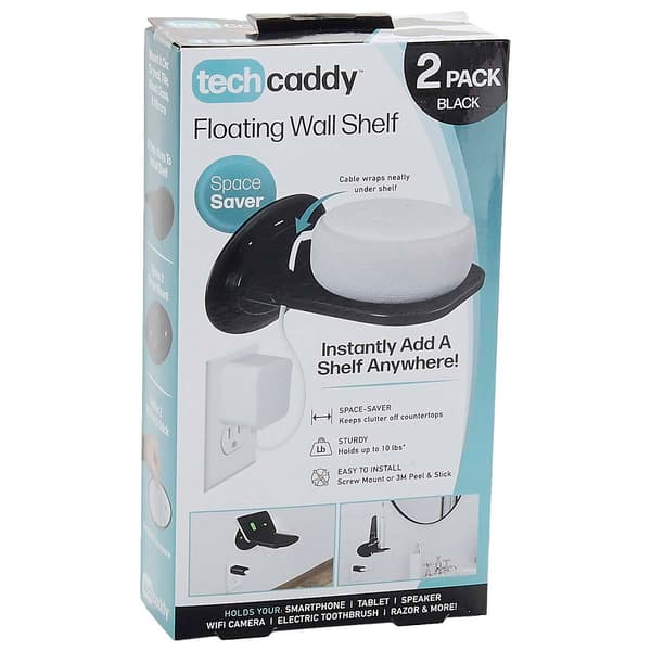 As Seen On TV Tech Caddy Floating Wall Shelf - image 