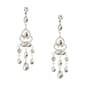 Rosa Rhinestones Clear Rhinestone Mini Chandelier Earrings - image 1