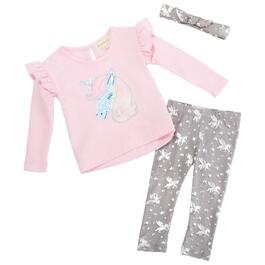 Baby Girl &#40;12-24M&#41; BTween&#40;R&#41; Unicorn Pullover Sweater & Legging Set