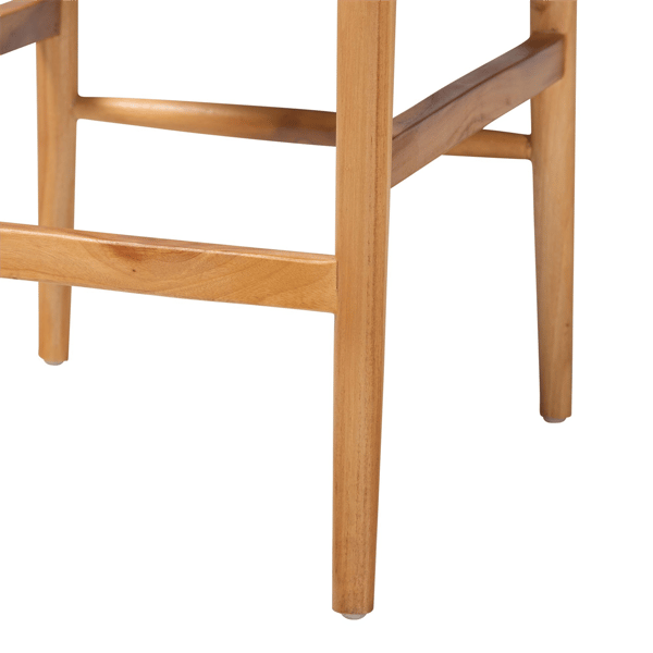 bali & pari Fika Counter Stool with Woven Seagrass Seat