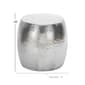 9th & Pike&#174; Silver Aluminum Contemporary Accent Table - image 5