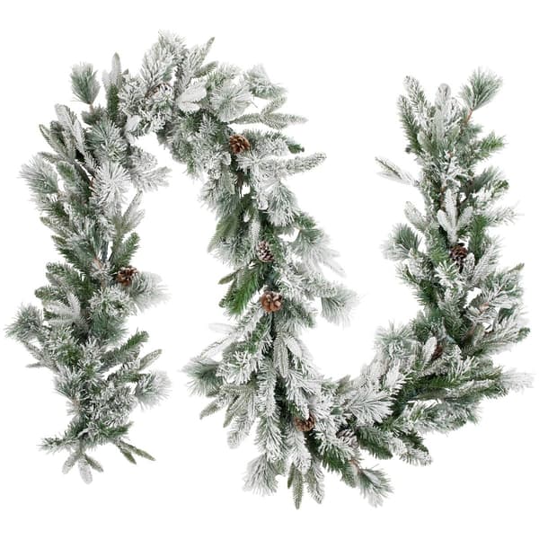 Northlight Seasonal 9ft. Rosemary Artificial Christmas Garland - image 