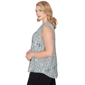 Plus Size Emaline Seabreeze Essence Sleeveless Paisley Blouse - image 4