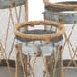 9th &amp; Pike® Can And Burlap Farmhouse Candle Holders - Set Of 3 - image 4