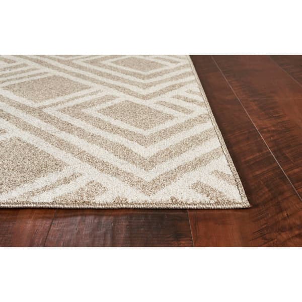 KAS Lucia Beige Moderne Rectangular Rug