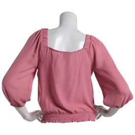 Juniors A. Byer Rosaria Smocked Blouse