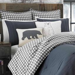 Eddie Bauer Kingston Charcoal 150TC Reversible Comforter Set
