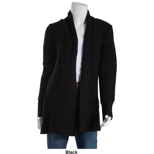 Womens 89th & Madison Long Sleeve Cardigan with Pockets - Boscov's