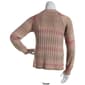 Petite Napa Valley Long Sleeve Ombre Space Dye V-Neck Sweater - image 2
