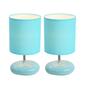 Simple Designs Stonies Small Stone Look Bedside Lamp - Set of 2 - image 1