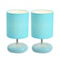 Simple Designs Stonies Small Stone Look Bedside Lamp - Set of 2 - image 1