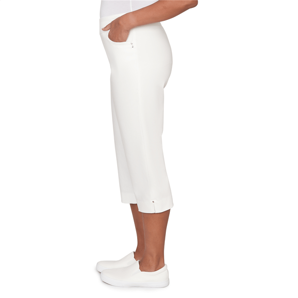 Petites Alfred Dunner Resort Living Smooth Waist Easy Pull- On C