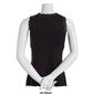 Womens French Laundry Lace Trim Ribbed Tank Top with Lettuce Hem - image 2