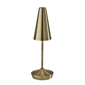 Adesso Flynn Cordless LED Table Lamp with Antique Brass Shade - image 1