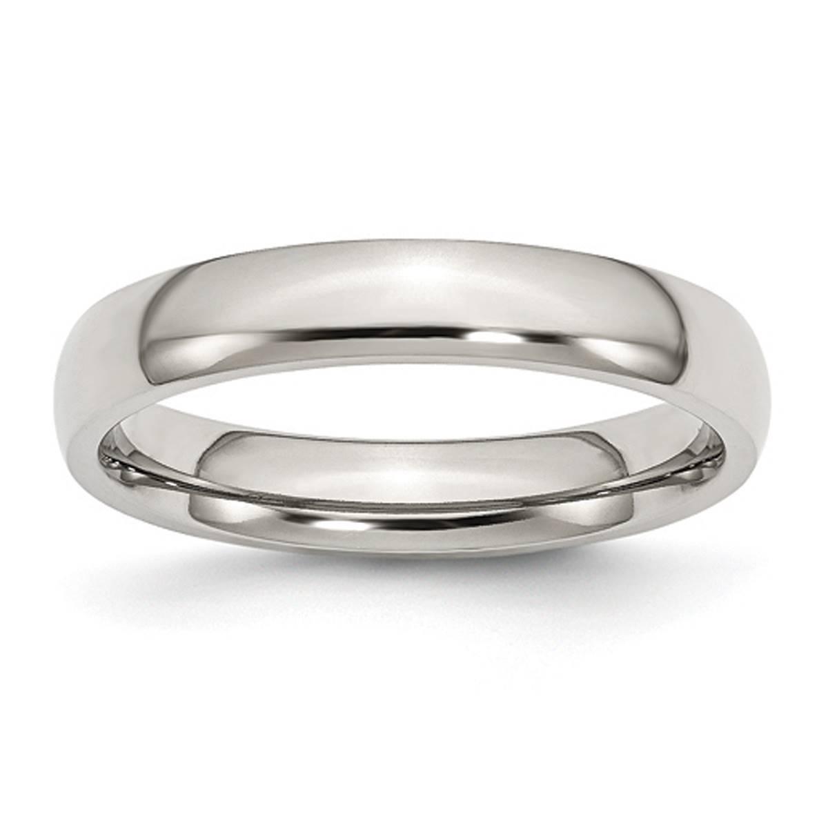 Mens Gentlemen’s Classics™ 4mm Domed Stainless Steel...