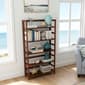 Casual Contemporary Living Solid Acacia 5 Tier Folding Bookcase - image 8