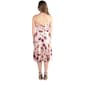 Womens 24/7 Comfort Apparel Floral Pleated Strapless Summer Dress - image 2