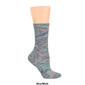 Womens Dr. Motion Space Dye Outdoor Crew Socks - image 3