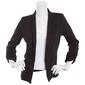 Juniors Leighton Millenium Solid Ruched Sleeve Jacket - image 1