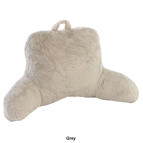 Rabbit Fur Bedrest Decorative Pillow