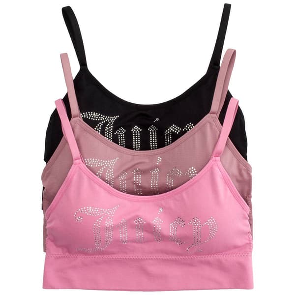 Juniors Juicy Couture 3pk. Seamless Bralette Bras JC6871-3PKAM
