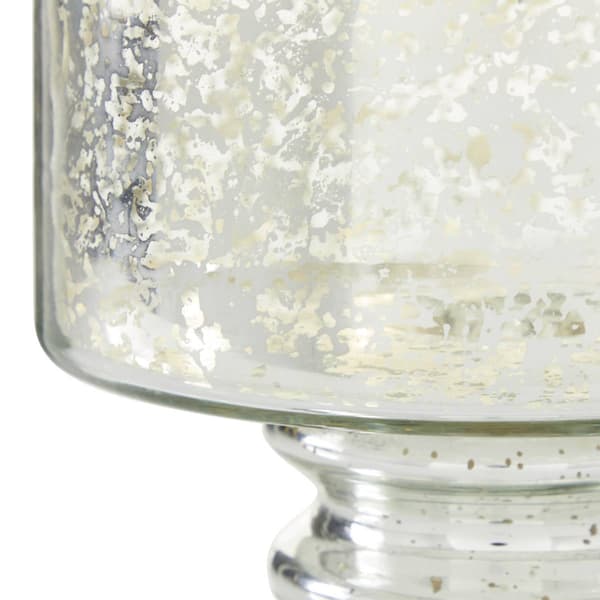 9th & Pike&#174; Clear Glass Contemporary Candle Holder