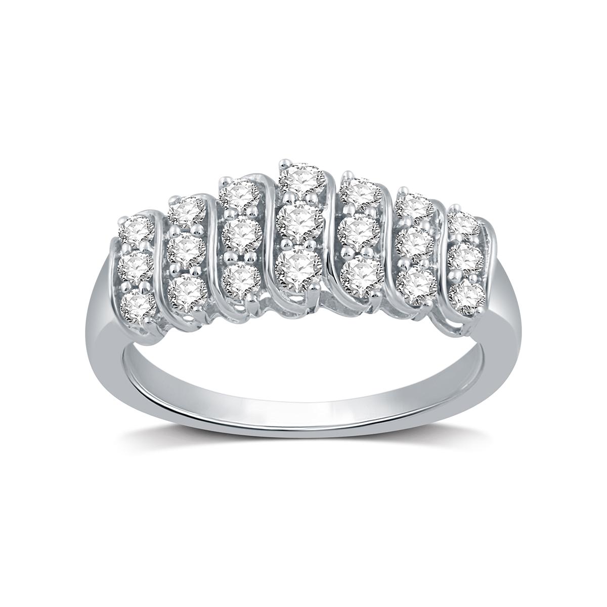 Nova Star® 1/2ctw. Lab Grown Diamond Bar-Set Ring