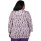 Plus Size Alfred Dunner Vail Stained Glass Geometric Blouse - image 2