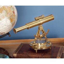 9th & Pike&#174; Brass Coastal Telescope Compass