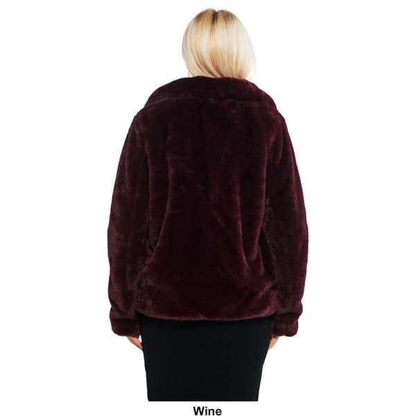 Juniors Outermix Classic Faux Fur Jacket