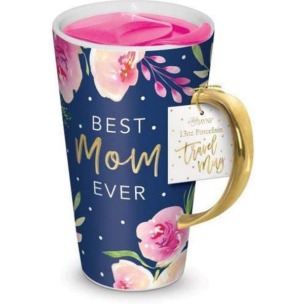 Mom Roses Travel Mug - image 