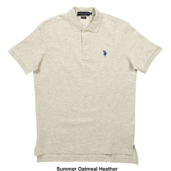 Mens U.S. Polo Assn.® Short Sleeve Pique Polo