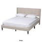 Baxton Studio Casol Modern Fabric Upholstered Queen Platform Bed - image 8