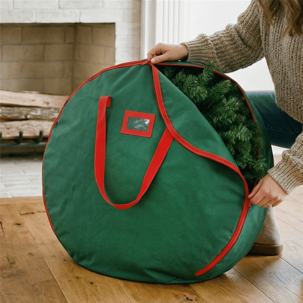 Puleo International 36in. Christmas Artificial Wreath Storage Bag