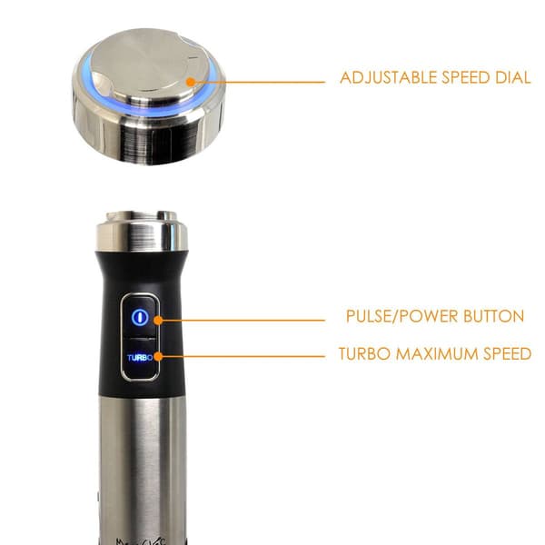 MegaChef 4-in-1 Multipurpose Immersion Hand Blender