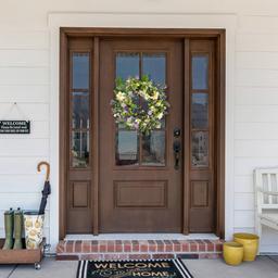 Northlight Seasonal Artificial Daisy & Mixed Foliage Wreath