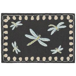 Liora Manne Front Porch Dragonfly Indoor/Outdoor Accent Rug