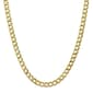Mens Gold Classics(tm) 10kt. 7mm 8in. Semi-Solid Link Chain Bracelet - image 1