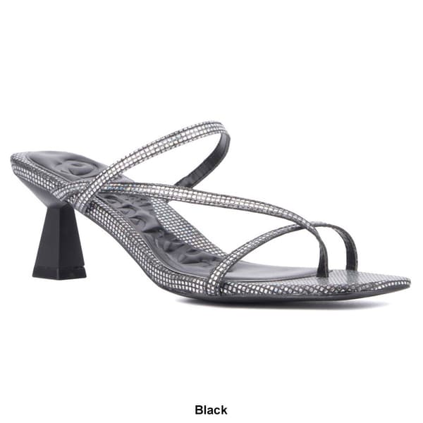 Womens Olivia Miller Angelic Strappy Slide Sandals