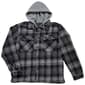 Mens Smith & Eagle Polar Fleece Jacket - Black/Grey - image 1