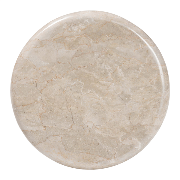 bali & pari Perlita End Table with Marble Stone Top