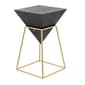 9th & Pike® Black Wood Modern Accent Table - image 2