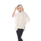 Womens White Mark Medallion Print Poncho - image 3